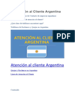 Atencion Al Cliente Argentina
