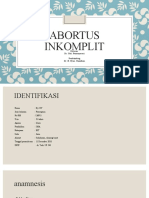 Abortus Inkomplit