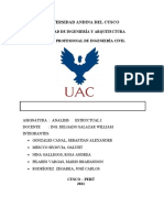 Universidad Andina Del Cusco: Facultad de Ingeniería Y Arquitectura Escuela Profesional de Ingeniería Civil