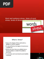 English Word Stress Rules Guide | PDF | Stress (Linguistics) | English ...