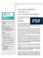 Aep Lactancia y Vacuna Covid 2021