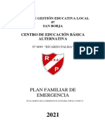 Plan Familiar de Emergencia 2021 - Cebarp