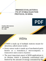 Performance Evaluation & Benefits of Stable Election Protocol in Wsns