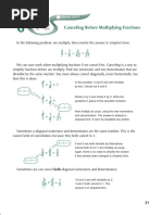 Canceling Before Multiplying Fractions: Mastery Drill 6