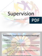 Supervision - Final Presentation