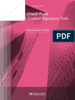 Check Point Application Control Signature Tool: Administration Guide