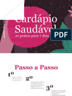 Cardapio Saudável 21 - Pratos para 07 Dias