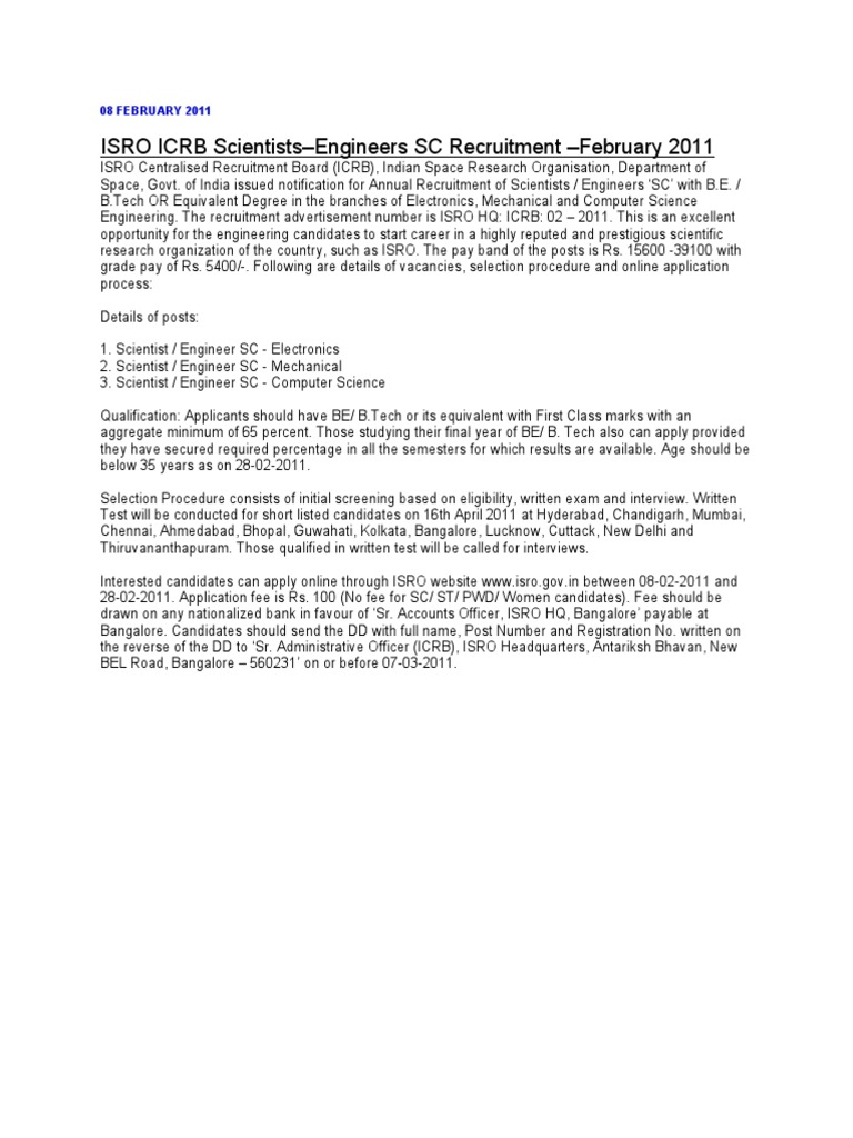 Isro | PDF