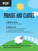 Phrases and Clauses PDF