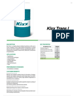 Kixx Trans I Inhibited Transformer Oil for Severe Conditions