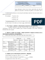 Ficha Dos Deter Min Antes e Pronomes Possessivos