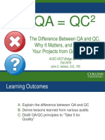 Qa QC: The Difference Between QA and QC, Why It Matters, and How To Keep Your Projects From Going Sideways