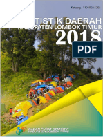 Statistik Daerah Kabupaten Lombok Timur 2018