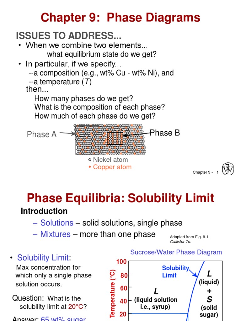 Phase Diagrams and Equilibria Analysis | PDF | Phase (Matter) | Metals