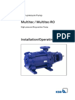 Multitec / Multitec-RO: High-Pressure Pump