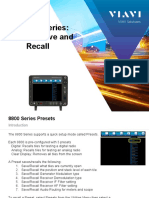 8800 Series Presets Save and Recall Training Services en Dikonversi