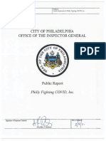 Philly Fighting COVID Report by Philadelphia Inspector General's Office