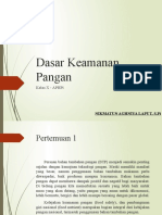 Dasar Keamanan Pangan