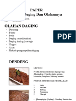 Makalah Tentang Bentuk Daging Dan Olahnnya R. H. Muh. Anugerah I012192002