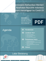 (PPT) Kontroversi Komunikasi Mentri Kesehatan - Covid19 - Bramasta