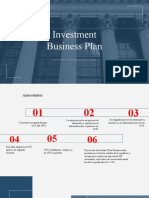 Investment Business Plan Blue Variant