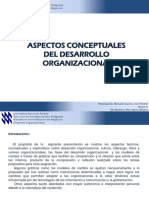 Aspectos Conceptuales Del Desarrollo Organizacional