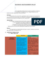 Strategic Management Plan: I. Strategic Intent Vision