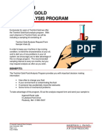 Centac Fluid Techtrol Gold Fluid Analysis Program: Description