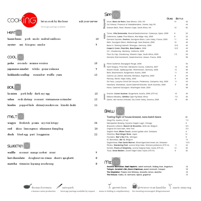 iNG Menu Format | PDF | Grape Varieties | Fermented Drinks