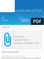 Building Apps With Iaas and Paas: Name Title Organization