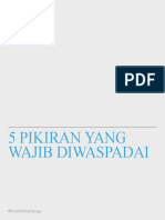 5 Pikiran Yang Wajib Diwaspadai