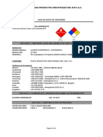 Hoja de Seguridad Alcohol Isopropilico RYASA