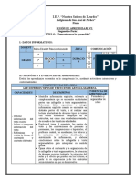 SESIÓN DE APRENDIZAJE 1 - Diagnóstico - LEE