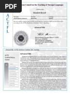 OPIc Test Overview and Preparation Guide | PDF | Speech | Vocabulary