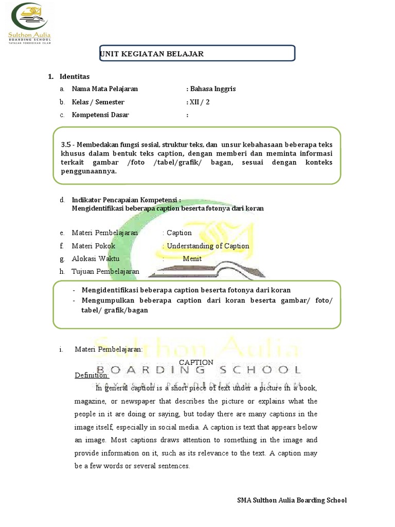 Understanding Caption Text in English | PDF | Syntax | Linguistics