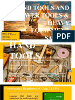 GN4 - Hand Tools and Power Tools - Heavy Equipment Safety