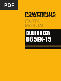 D65EX-15 Parts Manual - BD-H