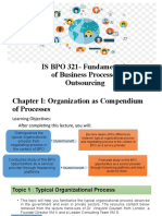 IS BPO 321 - Fundamentals of Business Processes Outsourcing Lesson1