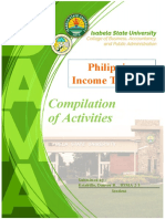 Philippine Income Taxation: Compilation of Activities