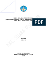 Silabus Kelas III - Tematik Terintegrasi PAK & PLL