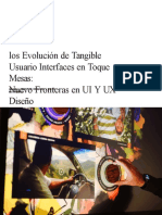 Evolución de las interfaces tangibles de usuario en mesas táctiles