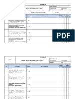 Ceklist Audit Internal Bagian HR