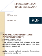 Pengendalian Mutu Hasil Perikanan