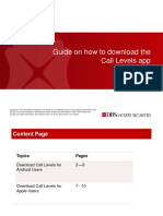 Guide On How To Download The Call Levels App