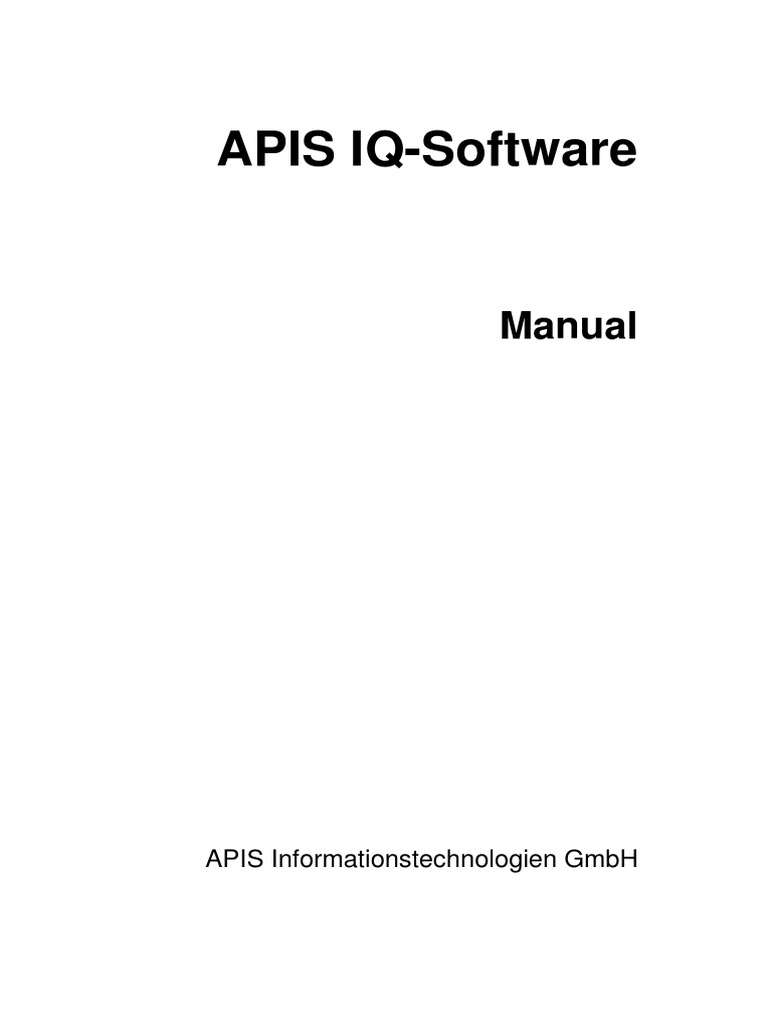 Apis Iq Fmea Manual | PDF | Installation (Computer Programs) | System
