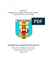 Proposal Jalan Talang Samin Kampung Lebak Peniangan 2017