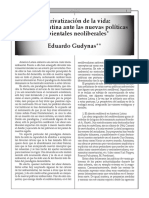 La privatización de la vida: América Latina ante las nuevas políticas ambientales neoliberales