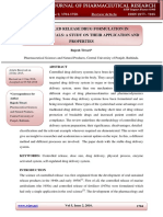 Controlled Release Drug Formulation in Pharmaceuticals: A Study On Their Application and Properties