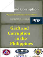 Graft and Corruption: Philippine Social Realities and Social Welfare