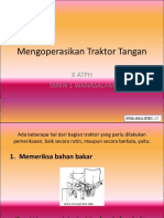 Pert. 15 Mengoperasikan Traktor Tangan